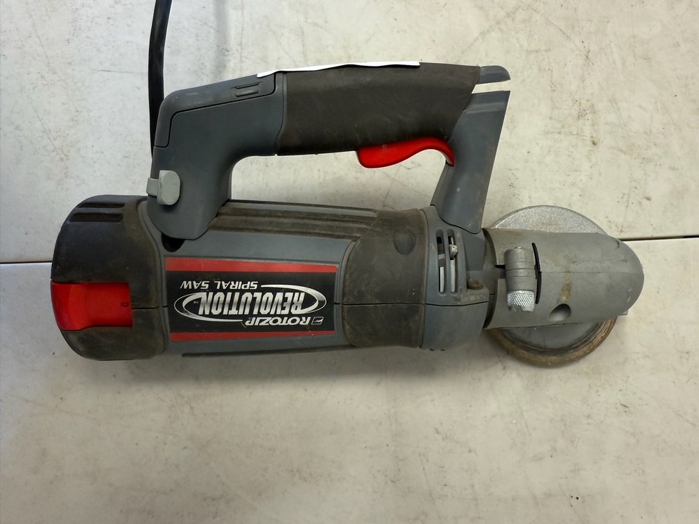 Rotozip Revolution REV01 Spiral Saw with Cut-Off Attachment