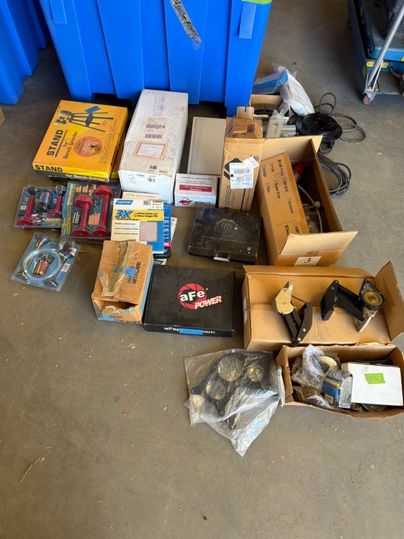 Automotive Parts, Small Engine, Bench Grinder Stand, and More