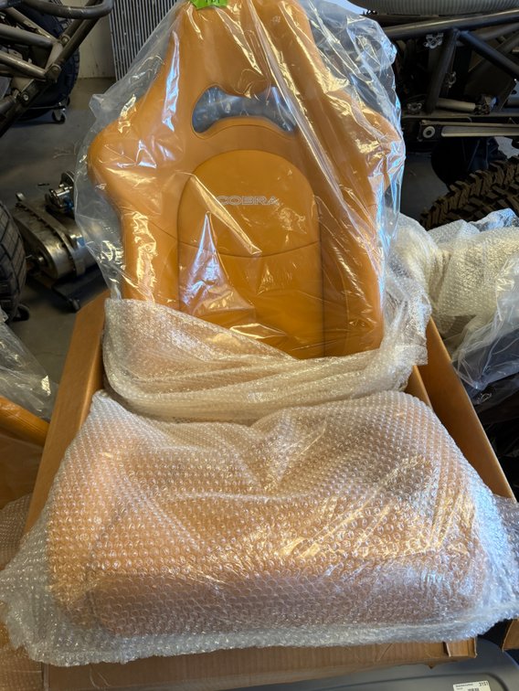 Cobra Tan Automotive Racing Bucket Seat