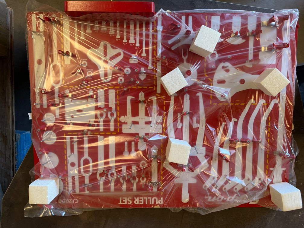 Snap-on CJ2000 Puller Set Tool Shadow Board
