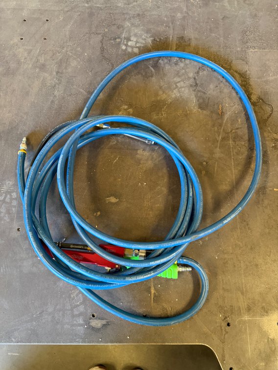 Pneumatic Tire Inflator, Blow Gun, and Air Hose