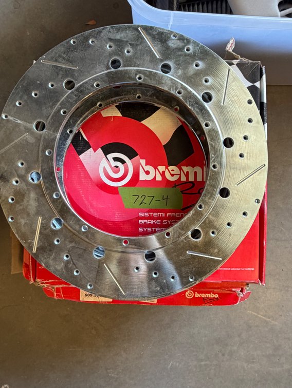 Brembo Racing Drilled and Slotted Brake Rotor Rings