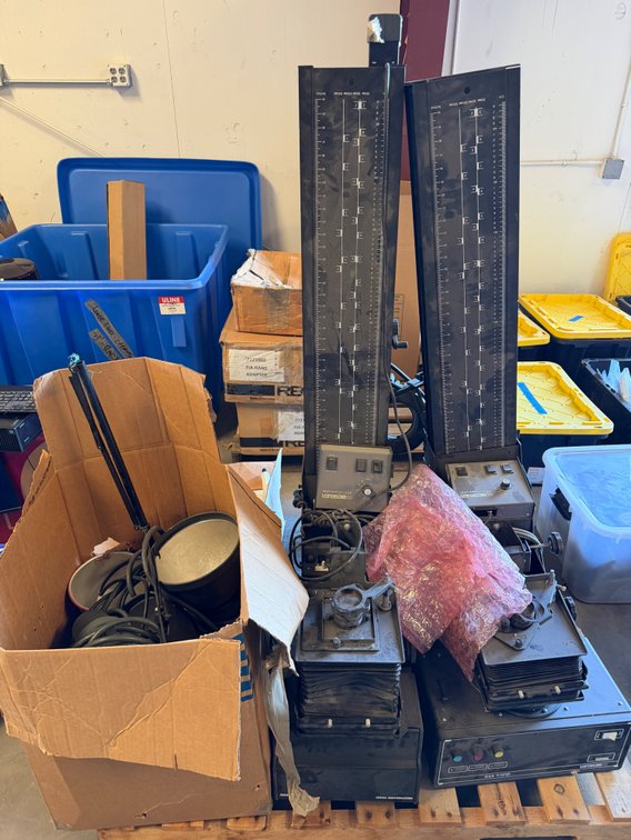 Photographic Enlarger Systems and Studio Lighting Equipment