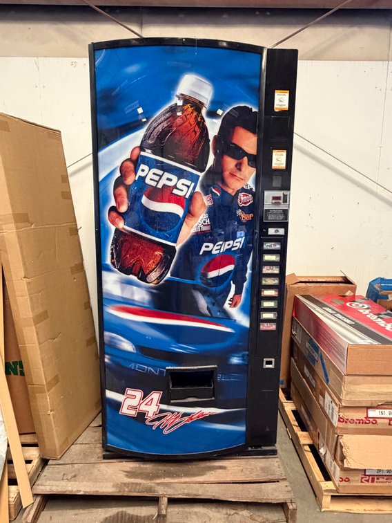 Pepsi Jeff Gordon NASCAR Commercial Drink Vending Machine