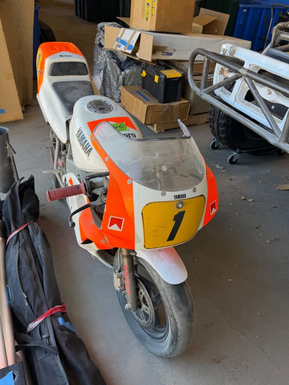 Yamaha 82cc Mini Racing Motorcycle with Marlboro Livery
