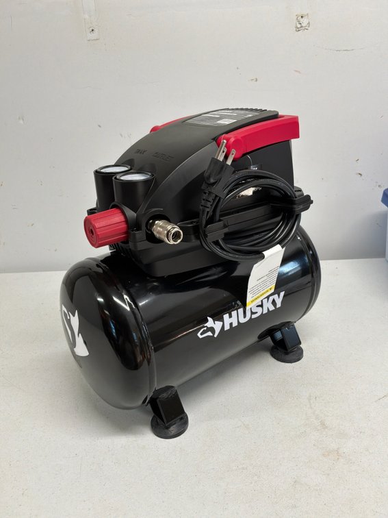 Husky 3-Gallon 120 PSI Portable Electric Air Compressor