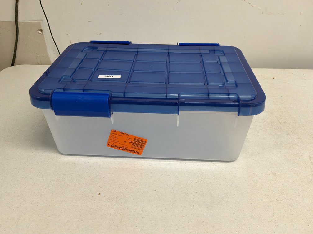 HDX 26.5-Qt. Clear Plastic Storage Box