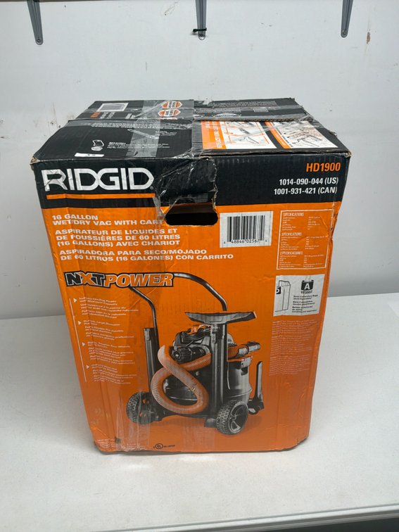 RIDGID 16 Gal. NXT Max Power Wet/Dry Shop Vacuum