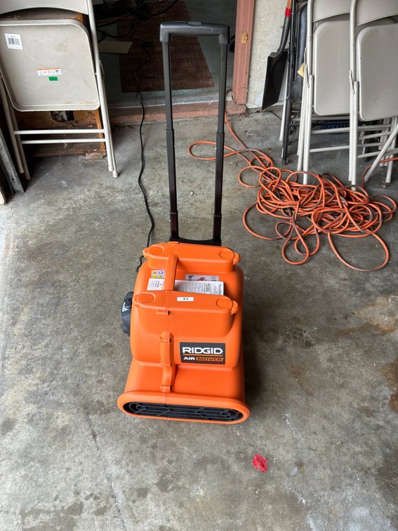 RIDGID 1625 CFM Air Mover with Wheels & Handle