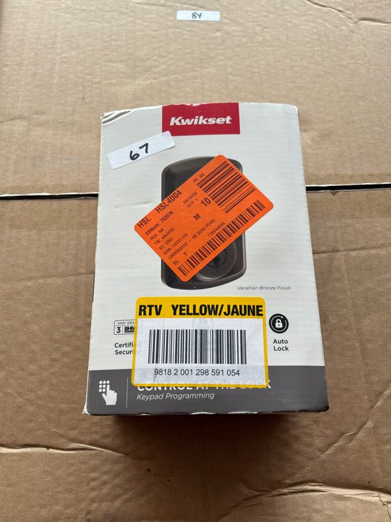 Kwikset Powerbolt 250 Keypad Electronic Deadbolt