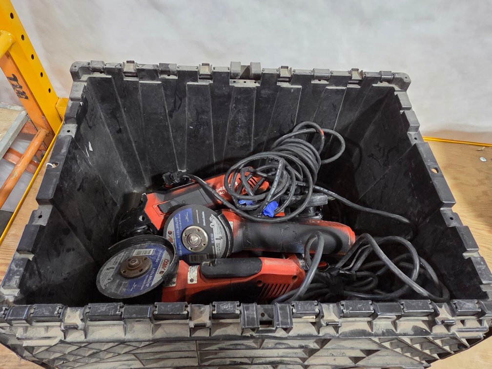 7- Hilti AG430-7 4 1/2" Angle Grinders