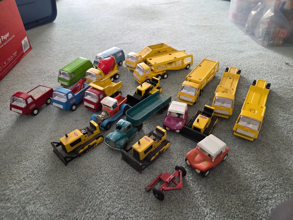 Variety of Smaller Tonka Cars