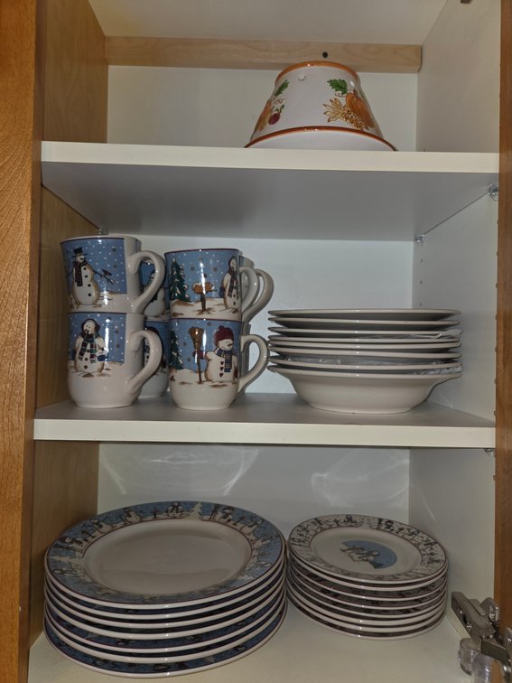Contents of Cupboard #`10