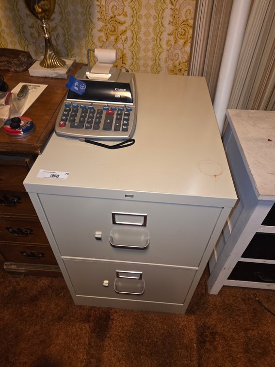 3 File Cabinets-Adding Machine