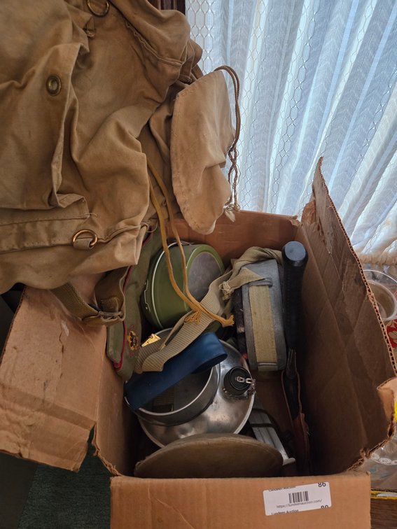 Vintage Cub Scouts and Camping Gear