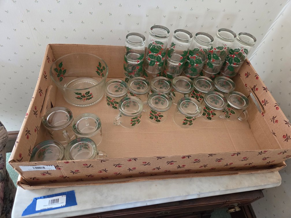 Christmas Themed Glassware