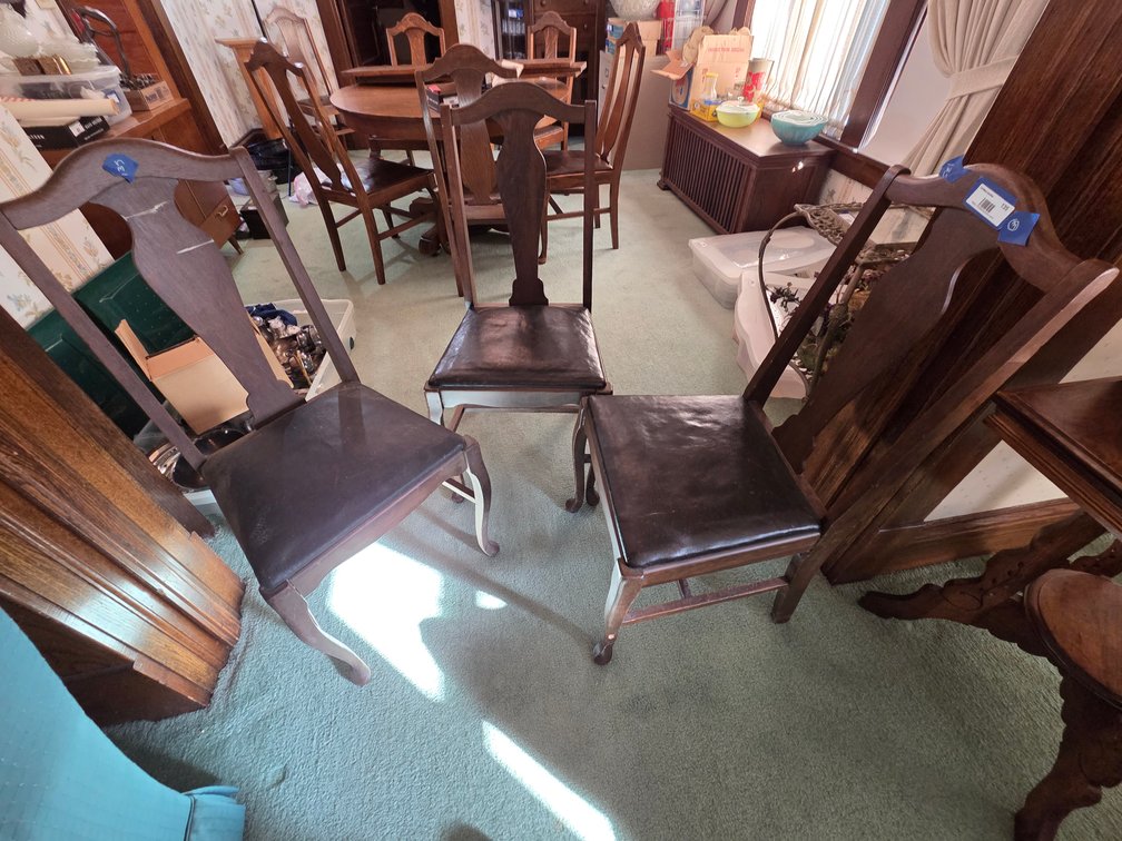 3 Vintage Dining room Chairs