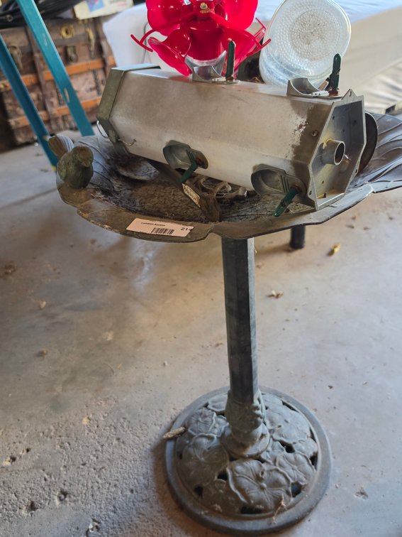Bird Bath and Bird Feeders
