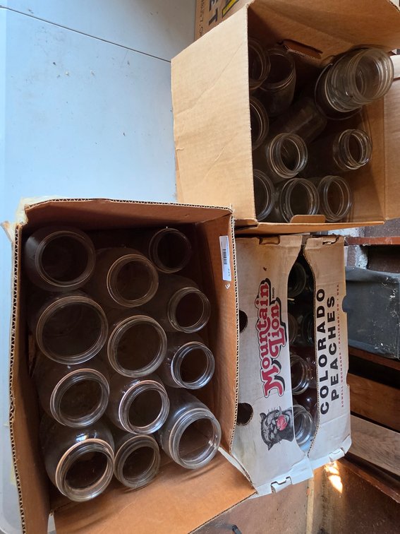 3 Boxes of Canning Jars