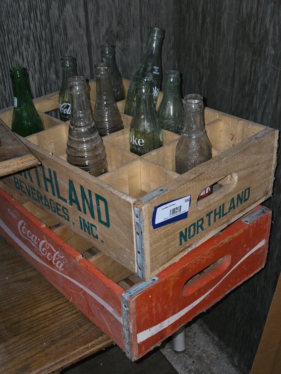 2 Wooden Pop Crates