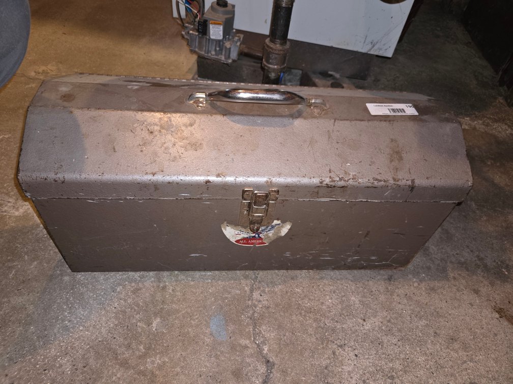Vintage Toolbox with Tools