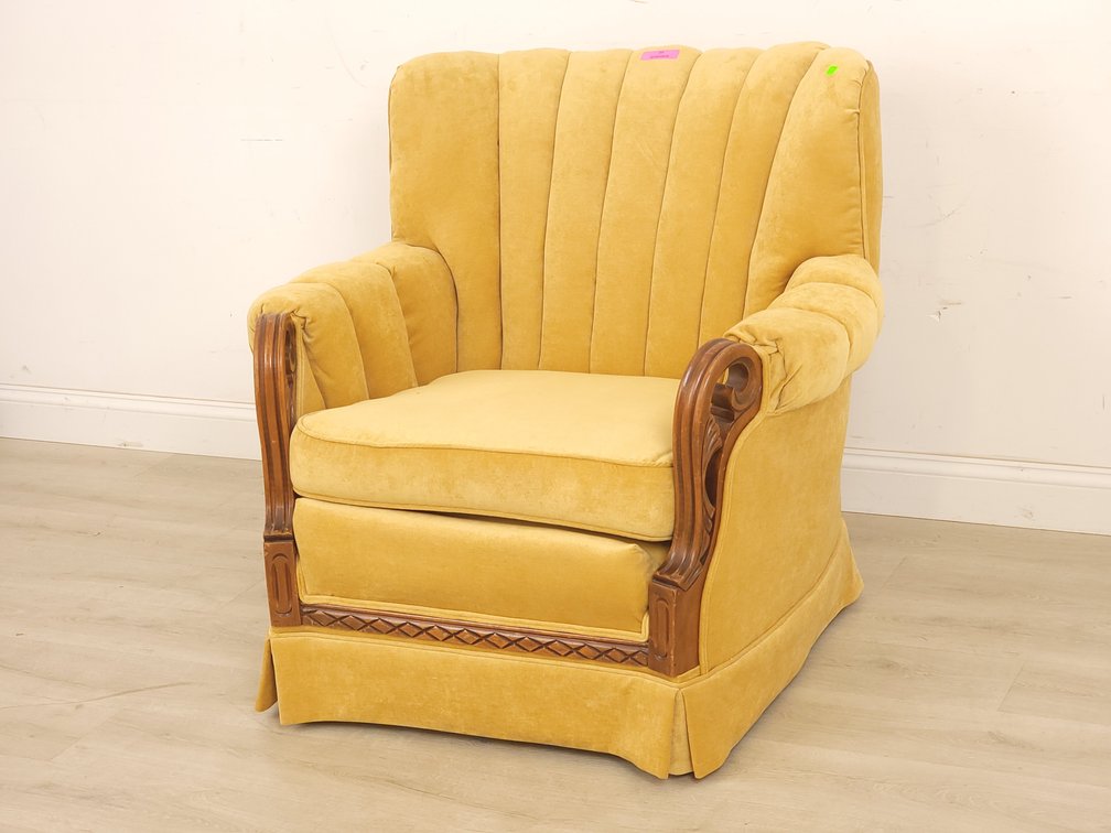 Channel Back Armchair