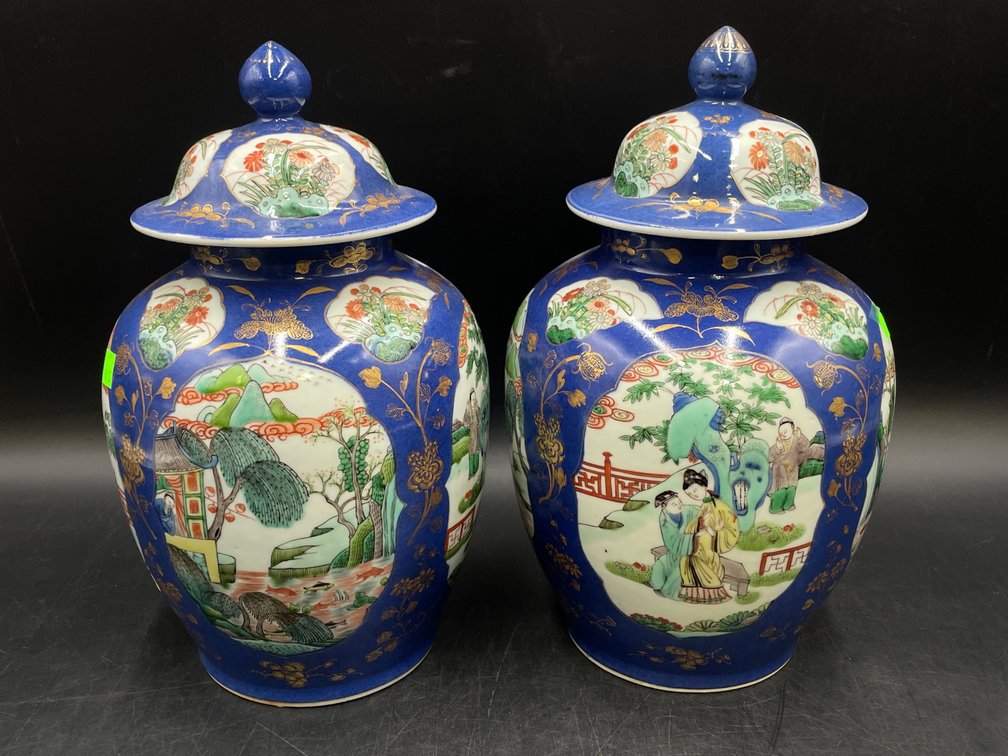 Oriental Style Urns