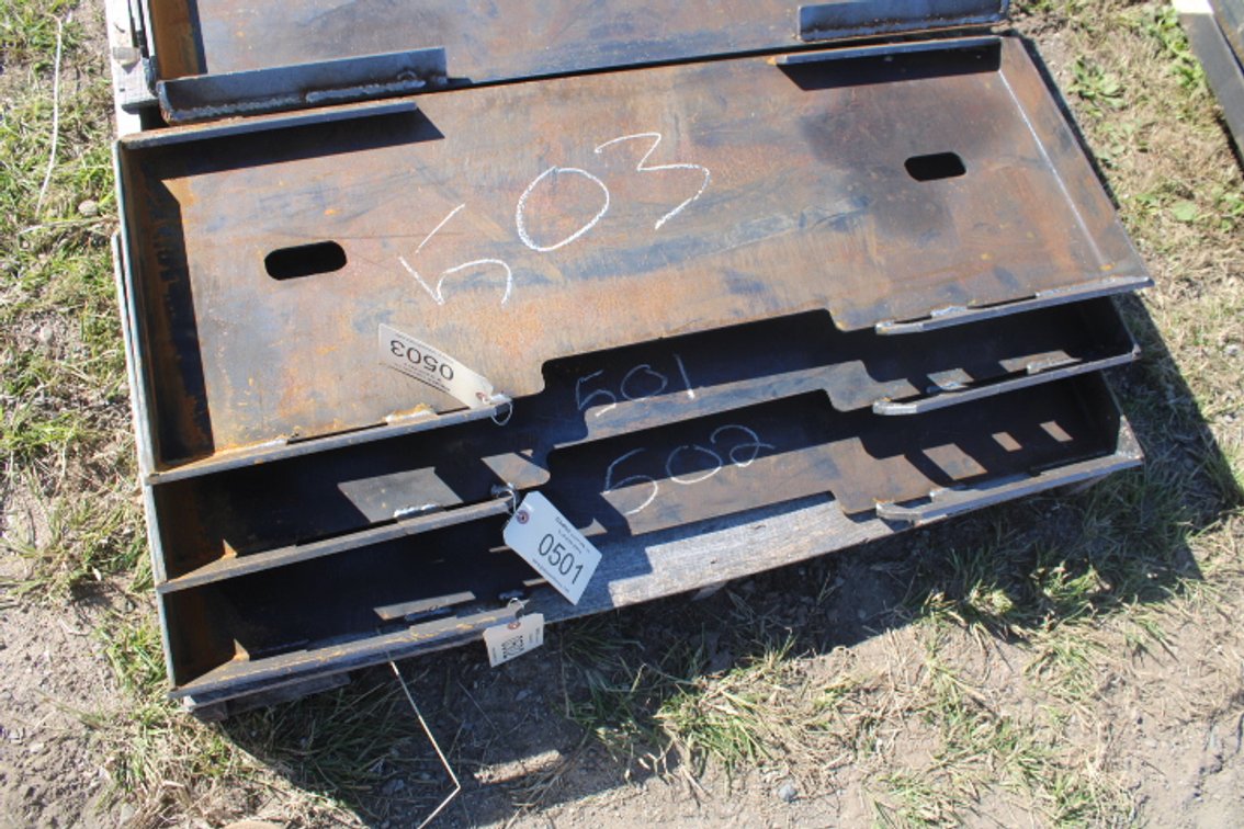 skid steer plate