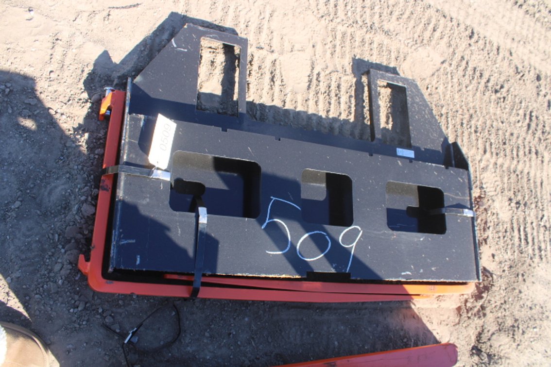 45in Skid Steer Fork Frame v2 w/42in forks