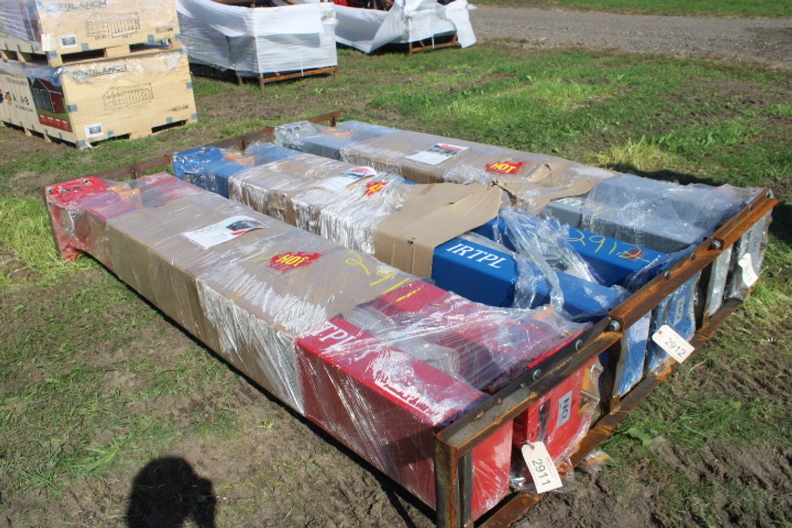 10000lbs two post lift blue