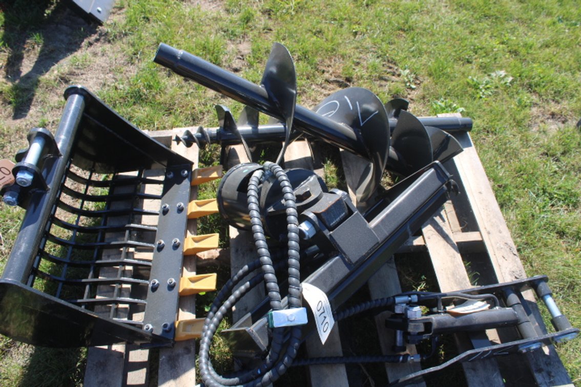 Mini Skid Steer 30/20 cm Auger with drive