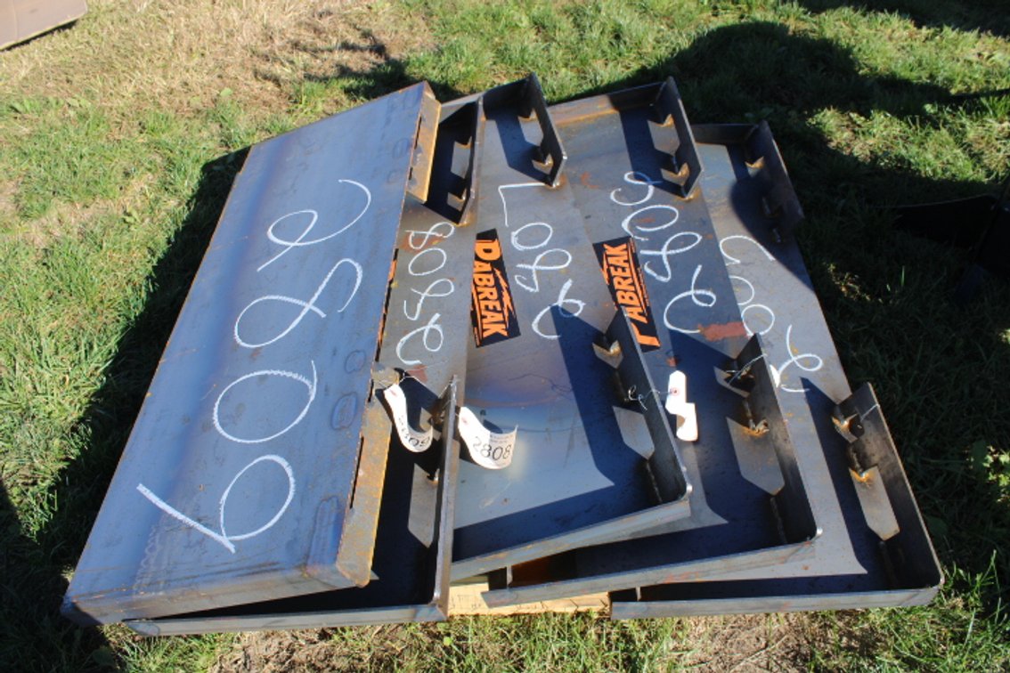 formed skid steer frame