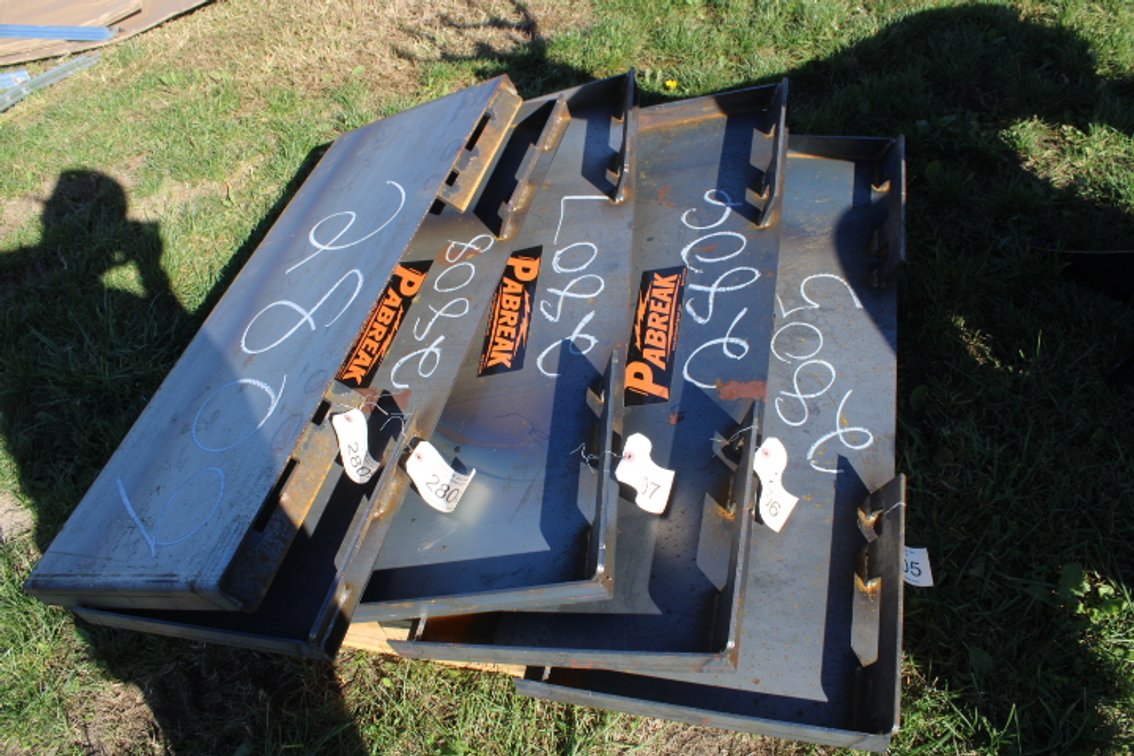 formed skid steer frame