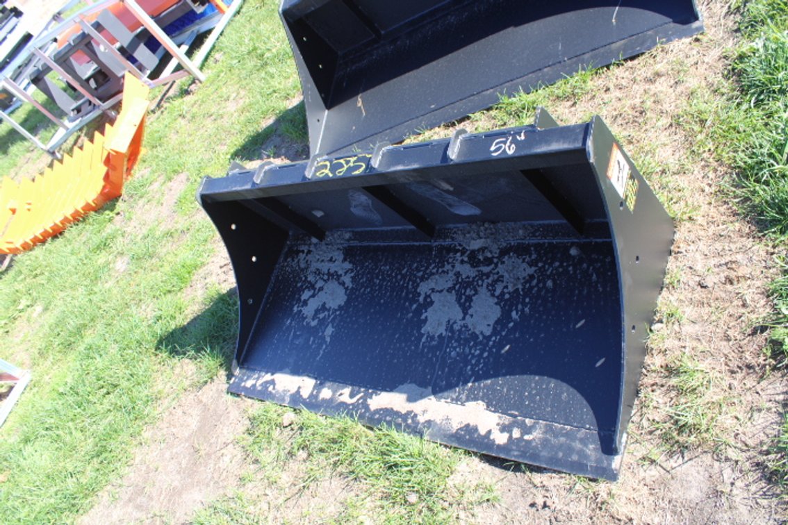 56" Skid Steer Bucket