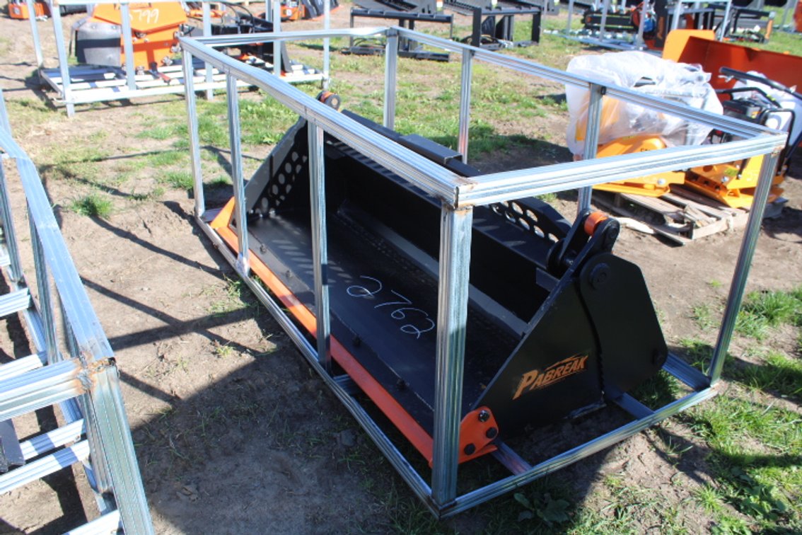 skid steer hydraulic combo bucket