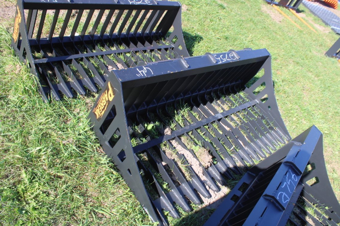 69" Skid Steer Rake Bucket