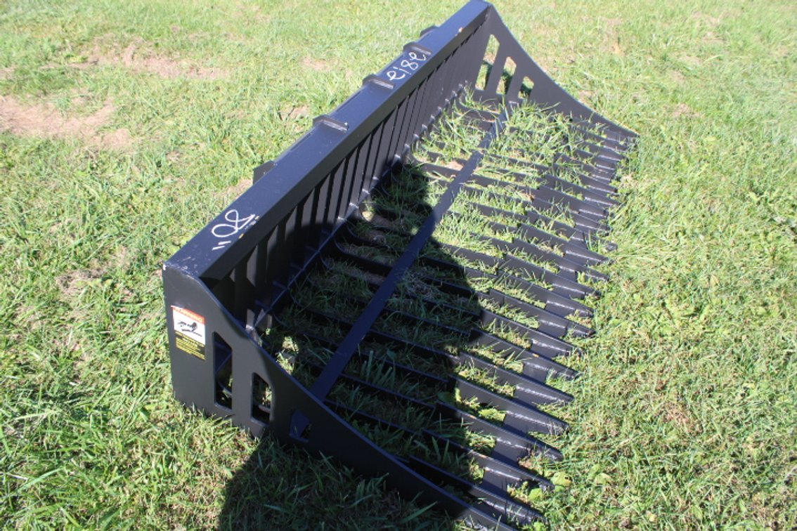 80" Skid Steer Rake Bucket