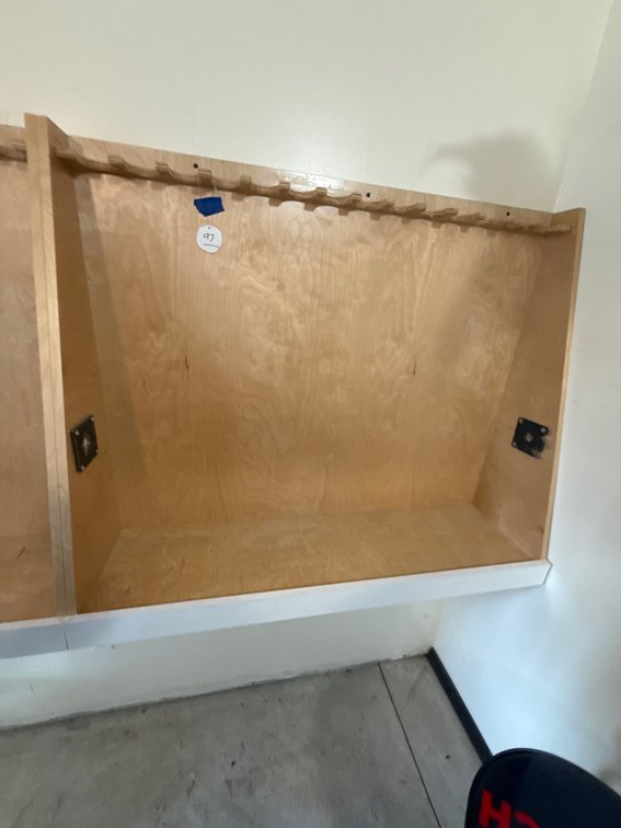 Wood Wall Mount Gun Rack 4ft L x 38"H
