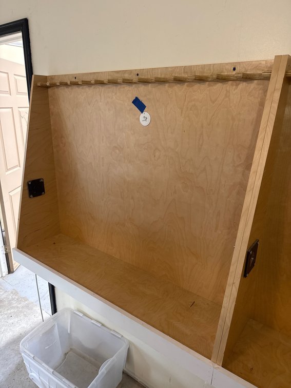 Wood Wall Mount Gun Rack 4ft L x 38"H