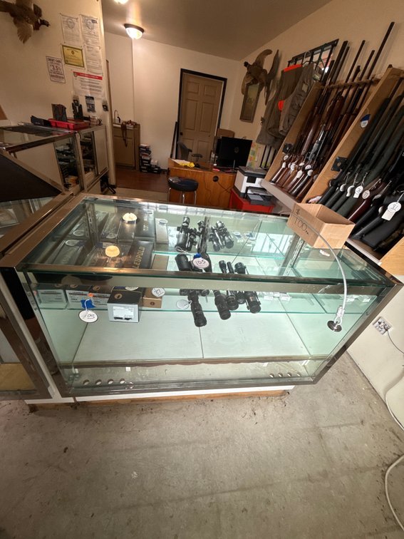Heavy Duty Glass Store Display Case - Locking 52"L x 23"W x 40"H