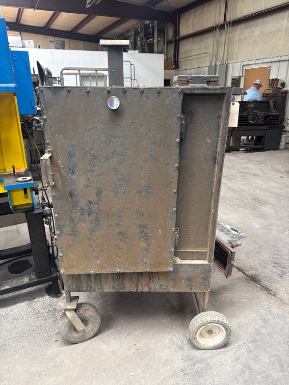 Shop-Made Smoker on Wheels 34"L x 24"W x 60"H