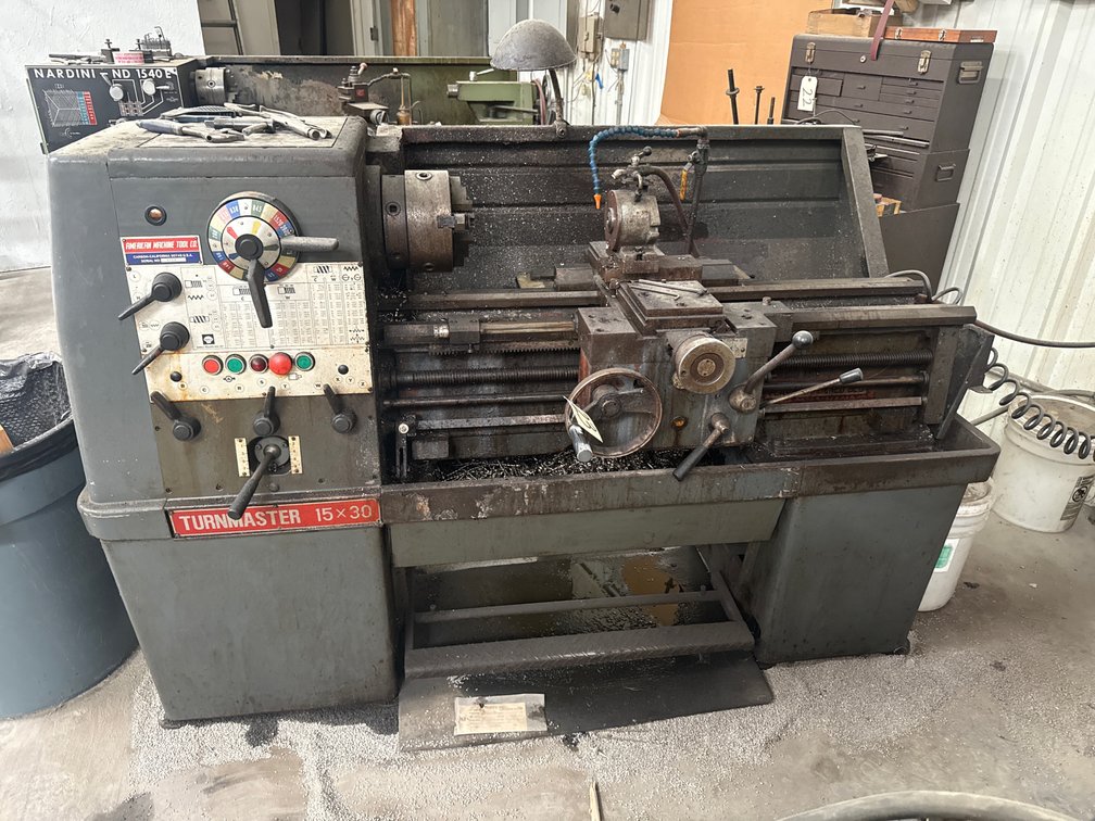 Turnmaster 15x30 Engine Lathe - 15"x30" Manual