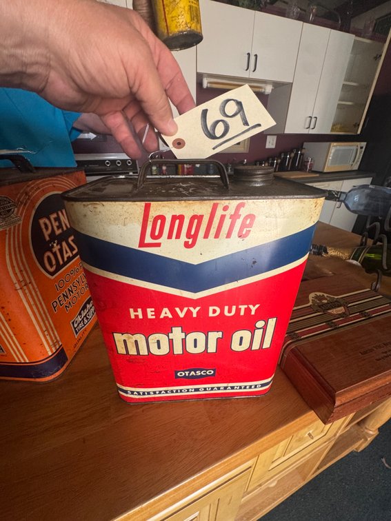 Longlife Heavy Duty Motor Oil Can