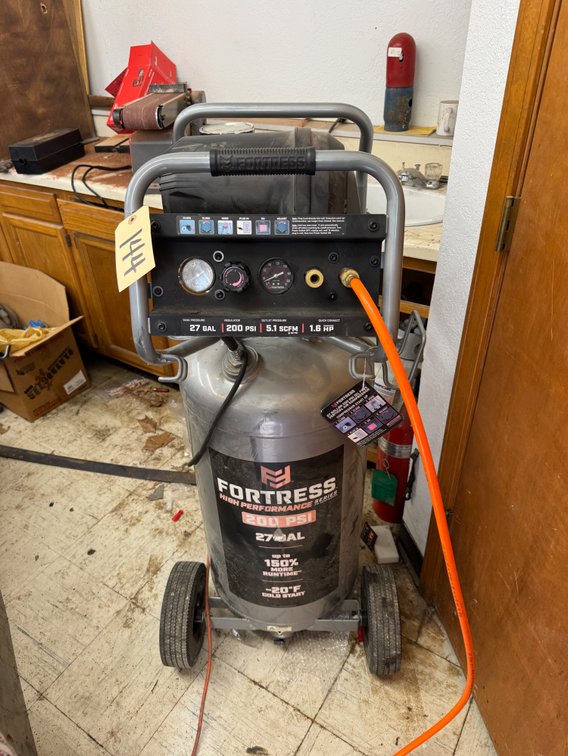 Fortress 27 Gallon Upright Portable Air Compressor