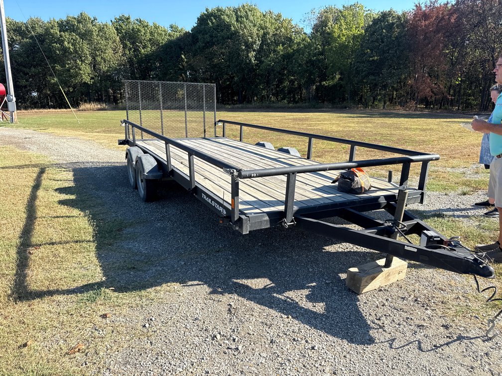 Bumper Pull 2-Axle Trailer w/Drop Down Ramp Gate & Collapsible Sides -