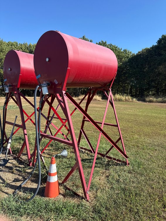 300-Gal Diesel Overhead Tank - Like New