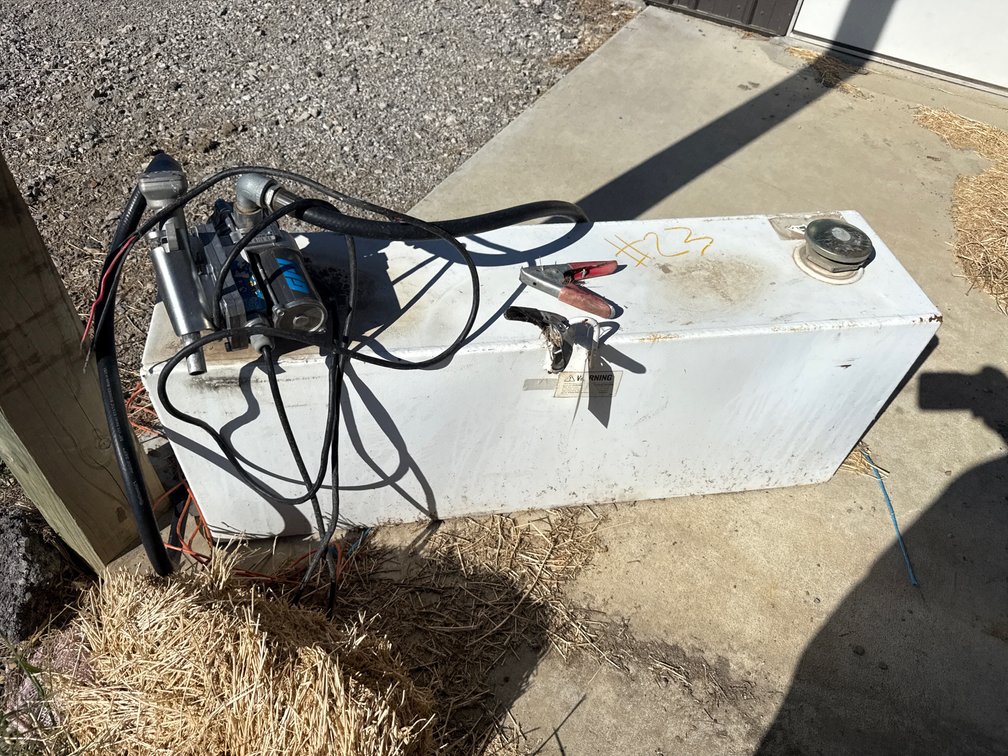 Fuel Tank w/12V Pump - Diesel - approx 50 Gal