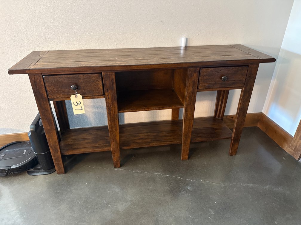 Broyhill Attic Heirloom Hall Table 58"L x 16"W x 30"H