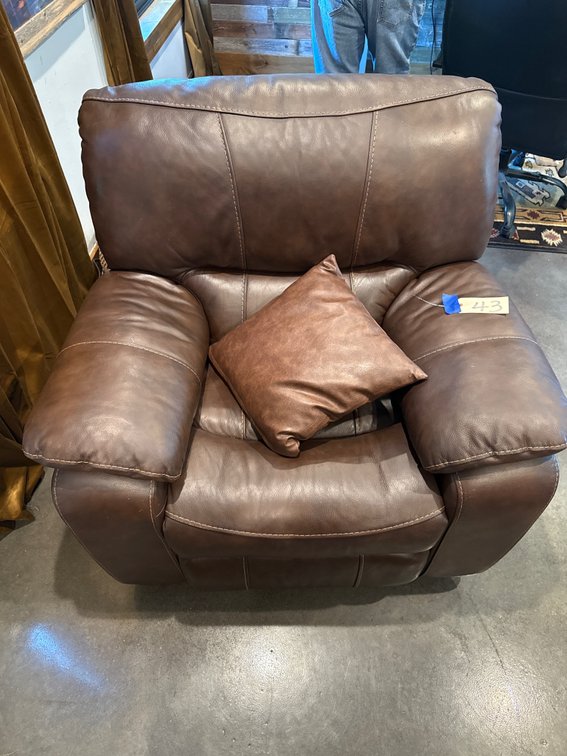 Leather Rocker/Recliner