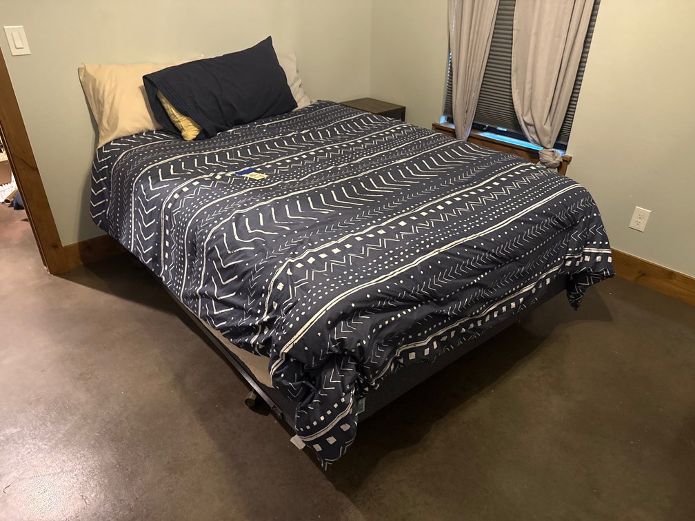 60" Mattress - Box Spring - Hollywood Frame